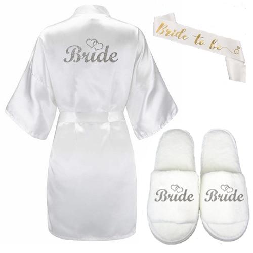 Peignoir soie Coffret Mariée – Image 2